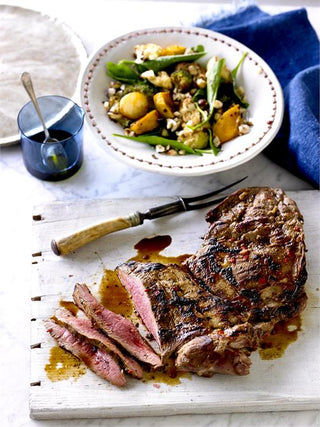 BBQ butterflied Lamb with chilli-vegetable salad - Craig Cook The Natural Butcher