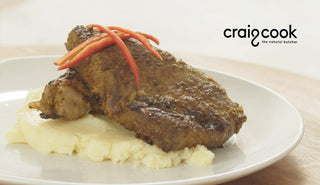 Wagyu Rump Steak in Curry Marinade + Mash Potato (Video) - Craig Cook The Natural Butcher