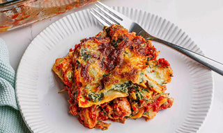 Spinach & Pork Sausage Lasagne