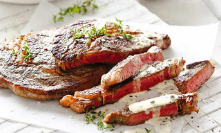 Scotch Fillet with Pepper Cream and Kipfler Chips