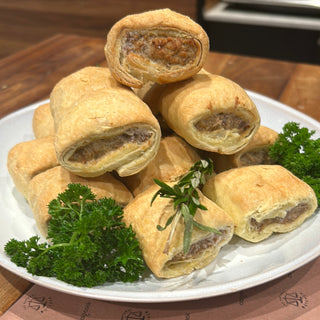 Gourmet Beef Sausage Rolls (16 Pieces)