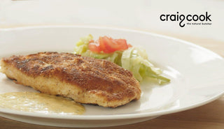 Chicken Schnitzel Served With Aioli Sauce (Video) - Craig Cook The Natural Butcher