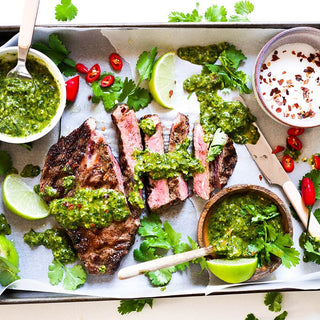 Rump Steak with Chimichurri Sauce