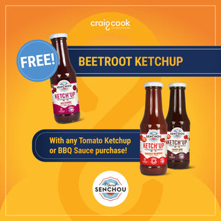 Senchou Pur BBQ Sauce (360g) + FREE Betroot Sauce!