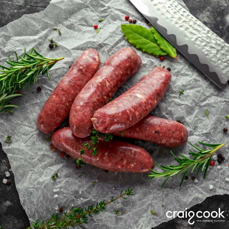 Mediterranean Greek Lamb Sausages (2KG) [NEWCASTLE ONLY]