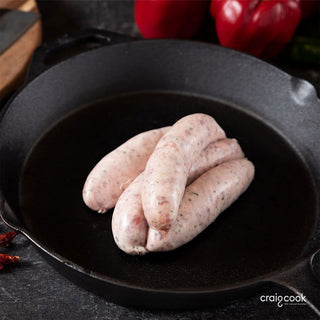 Wild Mushroom and Garlic Pork Sausages