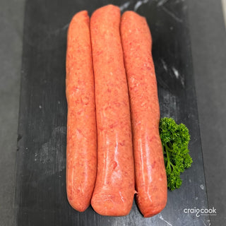 Tasty Thin Beef Sausages (1Kg)