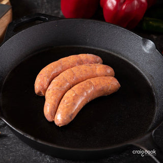 Thick Beef Sausages (1Kg) - Blended From Our Own Grassfed Beef Gourmet Meat